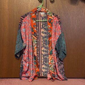 Vibrant Multicolor Kimono Jacket